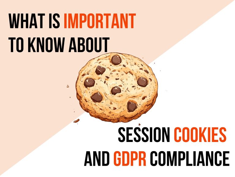 What is important to know about session cookies and GDPR compliance