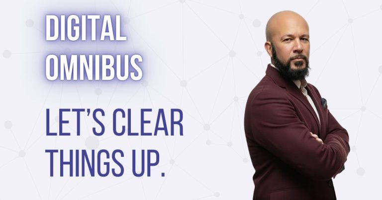 Digital Omnibus: let’s bring some clarity