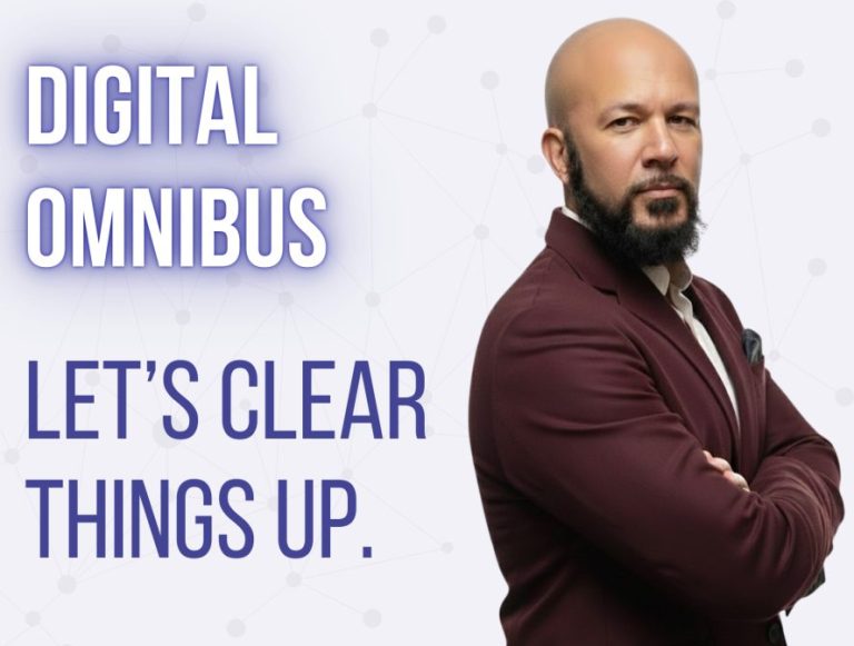 Digital Omnibus: let’s bring some clarity