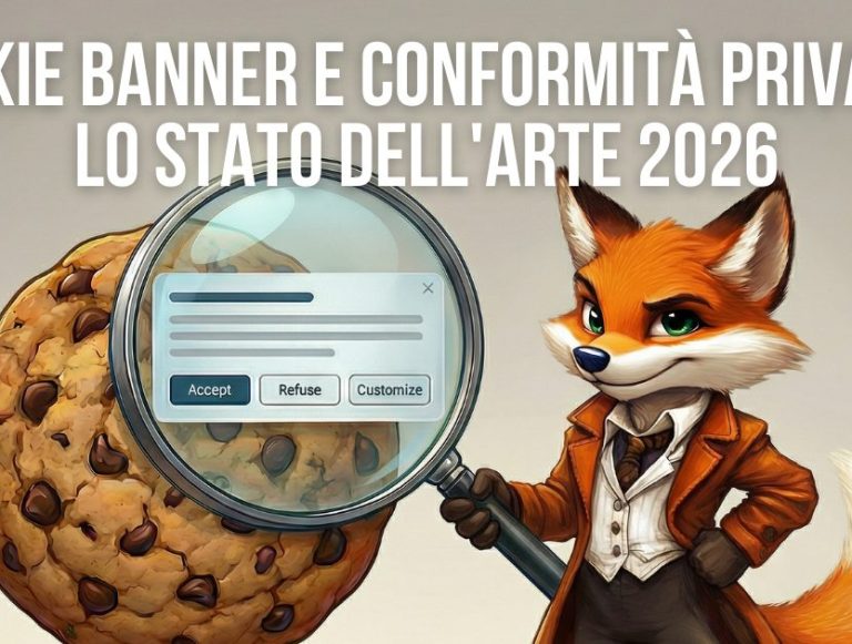 Cookie banner e conformità Privacy: lo stato dell'arte 2026